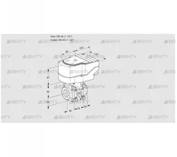 IFC340/40R05-32PPMM/20-30W3T (88303112) Регулирующий клапан с сервоприводом Kromschroder