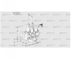 VCH3E50F/50R05NHEVWR/PPPP/PPPP (88107742) Клапан с регулятором расхода Kromschroder