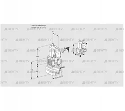 VAG1-/20R/NWAE (88033301) Газовый клапан с регулятором соотношения Kromschroder