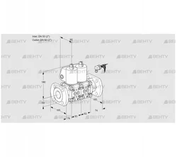 VCS3E50F/50F05NNWL/PPPP/PPPP (88100637) Сдвоенный газовый клапан Kromschroder