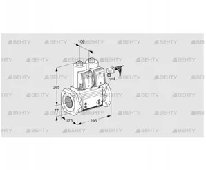 VCS665F05NNKRB/PPPP/PPPP (88203688) Сдвоенный газовый клапан Kromschroder