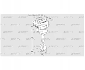 IBHR100Z01A/20-60W3E (88303359) Дроссельная заслонка Kromschroder