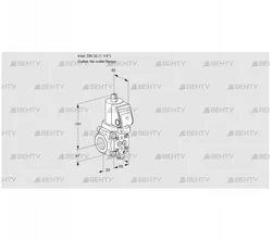 VAS2T32/-N/NQSR (88027297) Газовый клапан Kromschroder