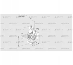 VAV3-/50F/NWAK (88016522) Газовый клапан с регулятором соотношения Kromschroder