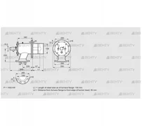 ZIO 200HD-100/35-(36)D (84277113) Газовая горелка Kromschroder