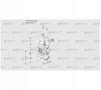 VAV1-/25R/NQSRAK (88011063) Газовый клапан с регулятором соотношения Kromschroder