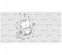 VCS665F05NLKL3B/PPPP/PPPP (88203302) Сдвоенный газовый клапан Kromschroder