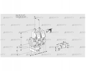 VCD1E15R/15R05D-100NWR/PPPP/2-PP (88105533) Регулятор давления Kromschroder