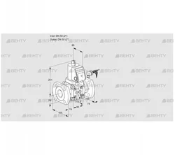 VAS350F/NWGR (88010756) Газовый клапан Kromschroder