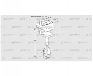 IBHR100Z01A/20-15W3TR10 (88303418) Дроссельная заслонка Kromschroder