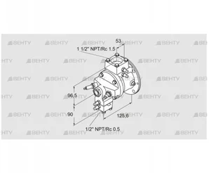 TJ28.0015-A1AHATPA4C9FSB2 (85401256) Газовая горелка Kromschroder