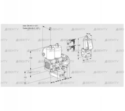 VCG2E40R/40R05FNGEVQL6/PPBS/PPPP (88103806) Клапан с регулятором соотношения Kromschroder