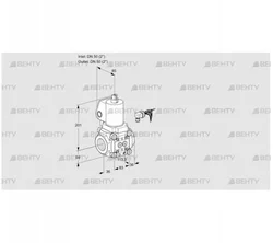 VAS350R/NWGL (88010963) Газовый клапан Kromschroder