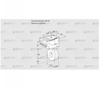 IBG65/40Z05/20-30W3T (88301715) Дроссельная заслонка Kromschroder