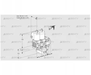 VCG2E40R/40R05FNGEVWL/PPPP/PPPP (88107534) Клапан с регулятором соотношения Kromschroder