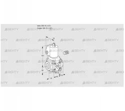 VAN115R/NQGL (88030827) Сбросной газовый клапан Kromschroder