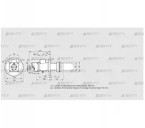 BIC 65/50HBR-600/735-(108)ER (84199109) Газовая горелка Kromschroder