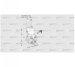 VAS240R/NWGL (88001773) Газовый клапан Kromschroder