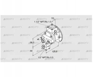 TJ28.0025-A3AMBHNA9D2WSB0 (85401286) Газовая горелка Kromschroder