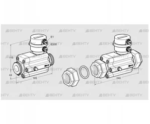 DM 25R25-40 (03200380) Расходомер Kromschroder