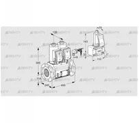 VCS9125F05NNASRE/PPZ-/PPPP (88203888) Сдвоенный газовый клапан Kromschroder