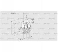 VCS1E25R/25R05NLKR3/PPPP/PPPP (88104810) Сдвоенный газовый клапан Kromschroder