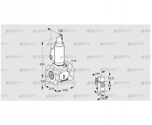 VAS8T100A05LQSLB/3-/4- (88203835) Газовый клапан Kromschroder