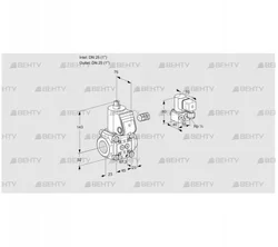 VAS125R/NW (88011832) Газовый клапан Kromschroder