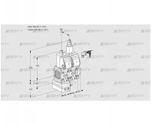 VCD2E40R/40R05FD-25LWR/PPPP/PPPP (88105501) Регулятор давления Kromschroder