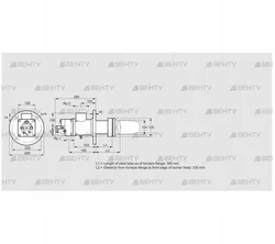 BIC 100RD-300/335-(39)E (84033044) Газовая горелка Kromschroder