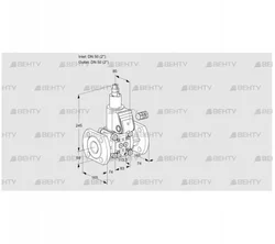 VAS350F/LQ (88014222) Газовый клапан Kromschroder