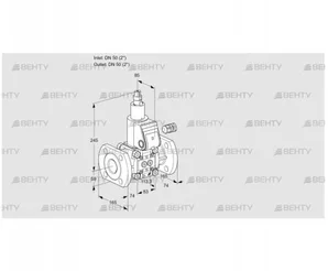 VAS350F/LQ (88014222) Газовый клапан Kromschroder