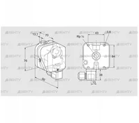 DG 150B-6 (84447401) Датчик-реле давления газа Kromschroder