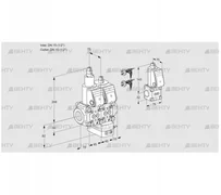 VCG1E15R/15R05LGKWR5/PPPP/PPBS (88107173) Клапан с регулятором соотношения Kromschroder