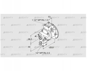 TJ28.0025-A1AHATNA9D2FAB0 (85401203) Газовая горелка Kromschroder