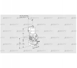 VAG2T-/40N/NKSLAK (88031639) Газовый клапан с регулятором соотношения Kromschroder