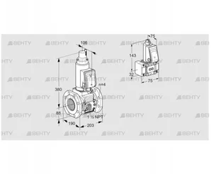 VAS7T80A05LQGRE/VP/B- (88206552) Газовый клапан Kromschroder