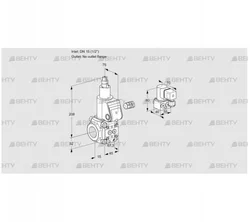 VAS115/-R/LW (88031551) Газовый клапан Kromschroder