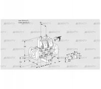 VCV3E50F/50F05NVKWR/3-PP/PPPP (88106376) Клапан с регулятором соотношения Kromschroder