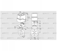 IDR125Z03D100AU/50-60W30TR10 (88303788) Дроссельная заслонка Kromschroder