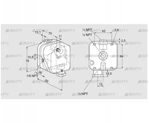 DG 10HT-22N (84447912) Датчик-реле давления газа Kromschroder