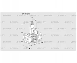 VAS350F/LW (88032084) Газовый клапан Kromschroder