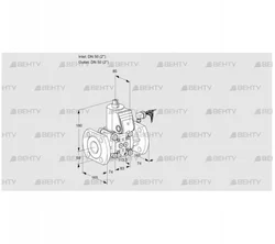 VAS350F/NK (88010392) Газовый клапан Kromschroder