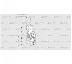 VAD1T-/15N/NKGL-50B (88029796) Газовый клапан с регулятором давления Kromschroder