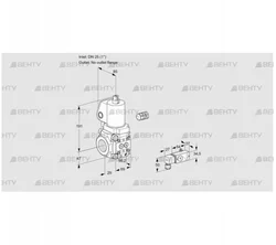 VAS225/-R/NKSL (88032881) Газовый клапан Kromschroder