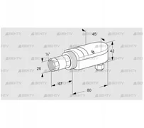 UVS 10D0G1 (84315200) УФ датчик пламени Kromschroder