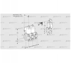 VCS2E40R/40R05NNWL/PPZS/PPPP (88104117) Сдвоенный газовый клапан Kromschroder