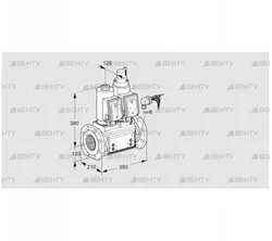 VCS8100F05NLWGRB/PPPP/PPPP (88207299) Сдвоенный газовый клапан Kromschroder