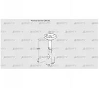 BVH100Z01A (88300160) Дроссельная заслонка Kromschroder