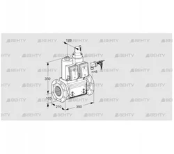 VCS8100F05NLKRB/PPPP/PPPP (88207602) Сдвоенный газовый клапан Kromschroder